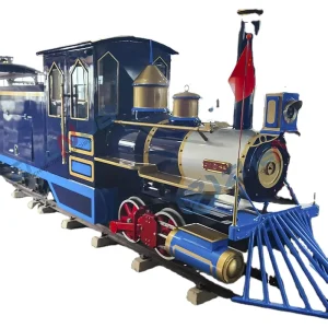 16-Seat Electric Tourist Road Train for Amusement Parks, Children and Adults