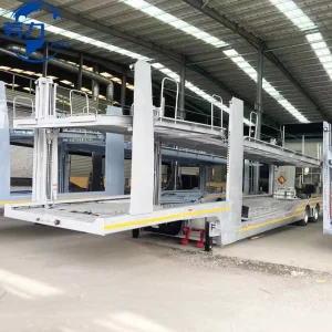2 Axle Car Carrier Trailer 3 Axle Vehicle Transport Trailer Hot Dip Galvanized Trailer for Central Asian and Russian Markets