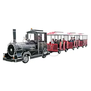 30-Seat Electric Trackless Tourist Train for Scenic Spots