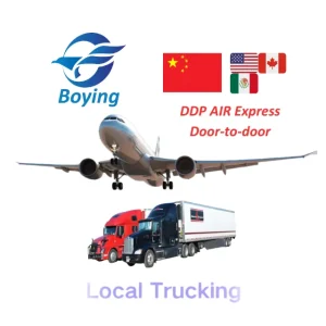Air Cargo Trucking Service From China to USA Canada Mexico with DDU DDP