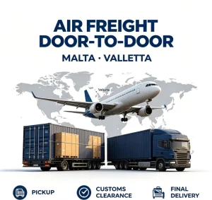 Air Freight Express Door-to-Door Service Malta Dangerous Goods Customs Clearance 1-Day Dispatch