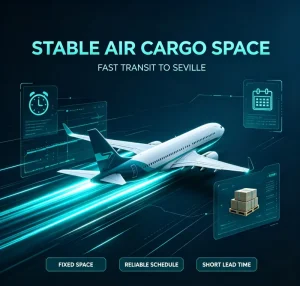 Air Freight Express to Seville for Special Dangerous Goods Tax-Inclusive DDP 1-Day Dispatch