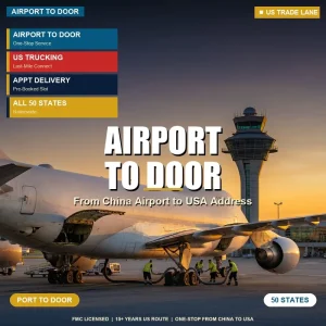 Air Freight Quote DAP Service for China to USA LCL and Trucking Air Shipping (7-15 Days Transit)