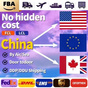 Air Sea DDP LCL International Logistics Service from China to USA, UK, and Canada