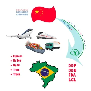 Air Sea Express Small Package Freight Forwarding China to Brazil FCL LCL