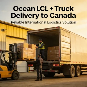 China Canada DDP LCL Trucking Shipping Dangerous Goods Handling 45-60 Days Transit Time Insurance Freight