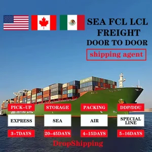 China Dropshipping Shipping Agent LCL Express Sea Freight Forwarder DDP DDU Door Delivery Express Dangerous Goods USA