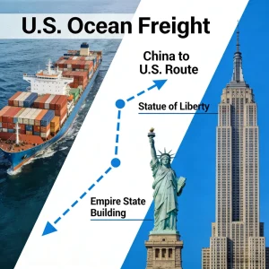 China Freight Forwarder DDP Door-to-Door Sea Shipping LCL+Express with 24/7 Support to USA Canada UK Europe