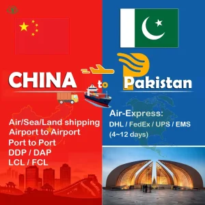 China Pakistan Express Ocean Air DDP Shipping Prepaid Duties Taxes Dangerous General Goods
