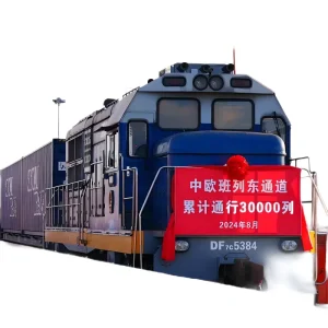 China Railway Express Freight Transport UK France Belgium Netherlands Spain Italy Door-to-Door Shipping Agent Fast Delivery