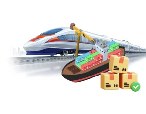 China Shipping Agent for DDP Railway Freight to Italy Express Railroad Service