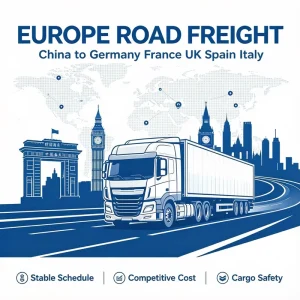 China UK ES IT PL FR DE International Trucking Express Freight Forwarder DDP Door to Door Shipping Agent