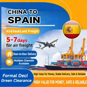 China to Algeciras and Valencia, Spain DDP Door-to-Door Trucking and Rail Freight with EU Customs Clearance