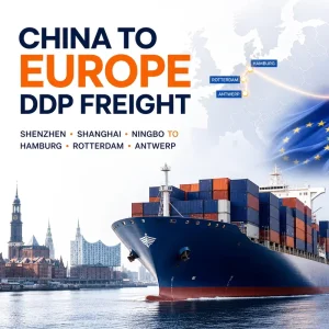 China to Benelux via Rotterdam and Antwerp Door-to-Door Freight with Customs Clearance for Benelux Distribution Centres