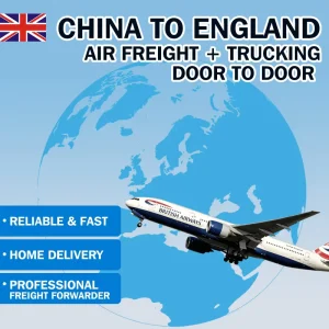China to England Europe Air Trucking DDP Freight Forwarder Air Shipping FBA Warehouse Door to Door Service