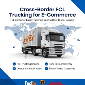 China to Global FCL Trucking Service Full Container Load Logistics Bulk Rates