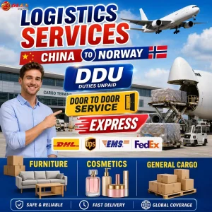 China to Norway Express DDU Door to Door Shipping Tracking Small Shipment