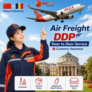 China to Romania DDP Air Freight Forwarder with Door-to-Door Delivery and Customs Clearance