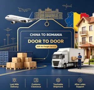 China to Romania Door-to-Door Air Express Service