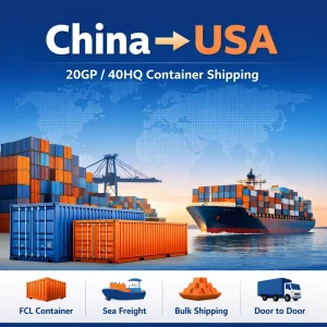 China to USA DDP Sea Freight LCL+Express Door to Door with Insurance 30-45 Days Transit for General Goods