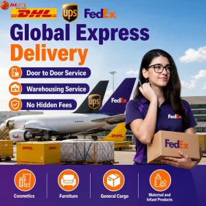 China to Worldwide International Express Door-to-Door Service with Tracking and Storage
