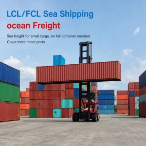 China to Worldwide Ocean Freight Forwarder for LCL+Express & FCL Shipping with Insurance and 25-35 Days Transit Time