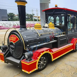 Commercial Outdoor Electric Trackless Sightseeing Train for Scenic Spots and Farms