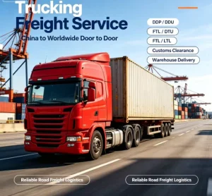 Cross-Border International Trucking China DDU/DDP Door-to-Door FTL/LTL Shipping, Dangerous Goods Handling