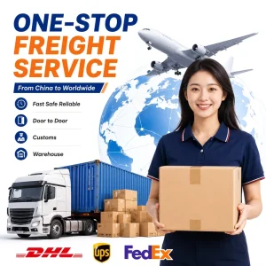 Custom Labeling Service DDP Door-to-Door Sea and Air Express Freight Forwarding China to USA UK EU Spain