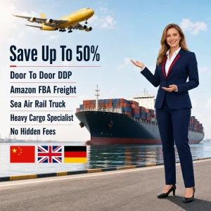DDP FBA Shipping China to UK, Germany, France, Italy, and Spain, Door-to-Door Sea Freight Forwarding, LCL Express