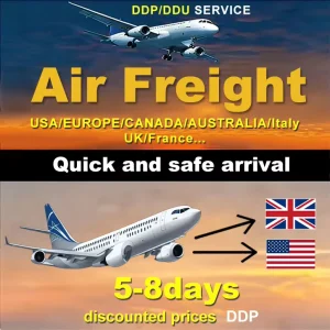 DDP Freight Forwarder China to UK Air and Sea Cargo Services LCL and Trucking FBA Logistics Agent Cargo Insurance 40-50 Days