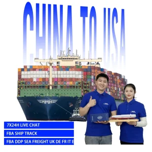 DDP Freight Forwarding China to UK, Germany, France, Italy, and Spain, Sea Truck, Tax Paid, Door-to-Door, FBA 3PL Warehouse