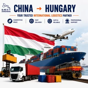 DDP LCL FCL Express FBA Sea Air Shipping Agent to Hungary Express Trucking Delivery Logistics Services