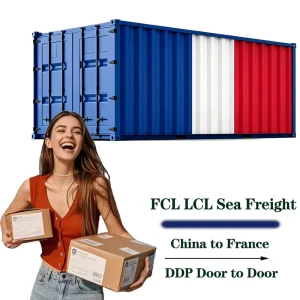 DDP Sea Freight LCL Express China to France Door Delivery Service Full Customs Clearance Container Shipping Agent