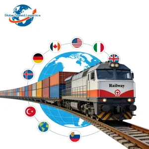 Door-to-Door Cargo Agent Freight Forwarder Global Logistics DDP LCL FCL to Poland Railroad Express
