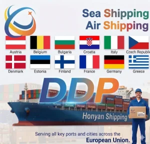 Door-to-Door FCL Air and Sea Freight Forwarder from China to EU Australia UK France Shipping Agent