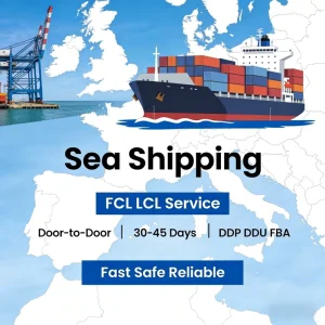 Door-to-Door Freight Forwarder from China to France, Reunion Island, and Spain for FCL, LCL, and Express Shipping