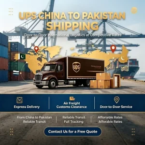 Door-to-Door Logistics Service from China to Pakistan with Sea Freight Air Freight and Overland Trucking