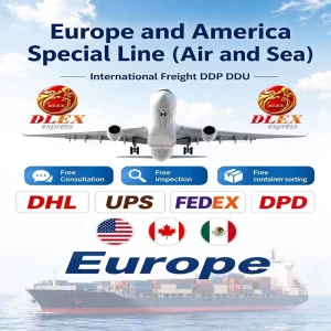 Express Air Freight Forwarder USA Europe Amazon FBA Special Line Inspection Sorting Consultation