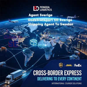 Express Delivery Services Shipping Freight Tracking Shipment to Sweden Gothenburg Landvetter Airport Transport