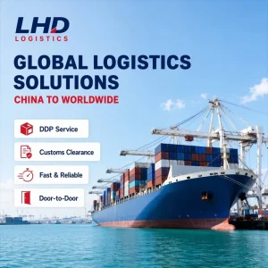 Express Door-to-Door Logistics Service from China to UK USA France Australia Europe Canada via LCL and Trucking