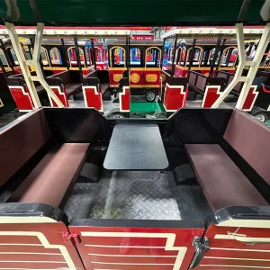 Extended Cabin Electric Trackless Tourist Train for Group Travel