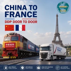 FBA France Freight Forwarder China to France DDP Consolidation Door to Door Sea Air Railroad Trucking Shipping Agent
