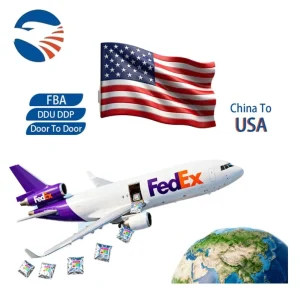 FBA Logistics Freight Forwarder Door-to-Door Air and Trucking Shipping China to USA Consolidation Rates Dangerous Goods Handling