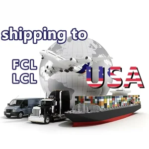 FCL LCL 20ft Door-to-Door FBA Express Ocean Freight Forwarding and Shipping Agent Service