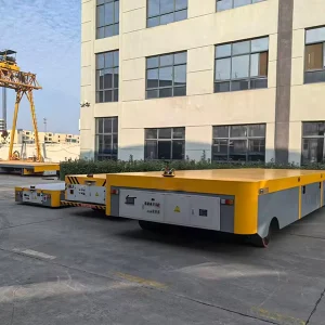 Flexible 25 Ton Platform Vehicle for Production Line Transfer