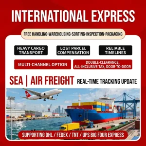 Freight China Forwarding Agent FCL LCL Air and Sea Shipping Logistics Service Freight Forwarder to Global City by China
