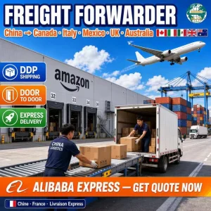 Freight Forwarder China to Canada Italy Mexico UK Australia DDP China France Door-to-Door Express Delivery