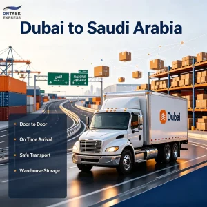 Freight Forwarder Dubai to KSA Saudi Arabia Road Trucking Shipping to Riyadh Jeddah Dammam DDP Delivery Service