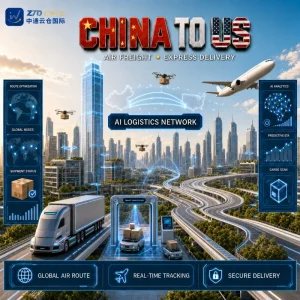 Freight Forwarder USA Air Courier General Goods Tracking Pickup Customs and Business Address Delivery
